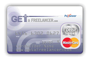 Payoneer карта от GetAFreelancer